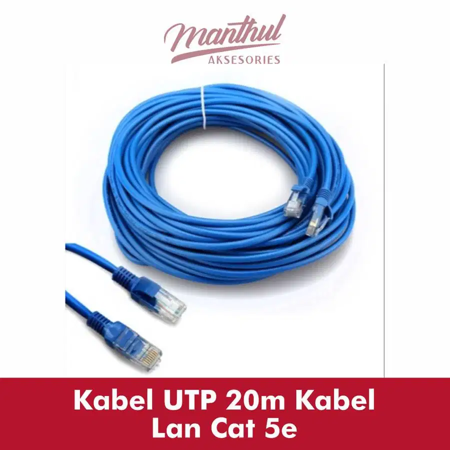 Kabel UTP 20m kabel lan cat 5E