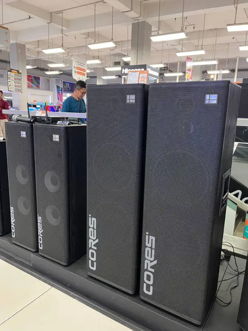 SPEAKER KAROKE CORES BLUETOOTH CICILAN TANPA DP PROSES MUDAH!!