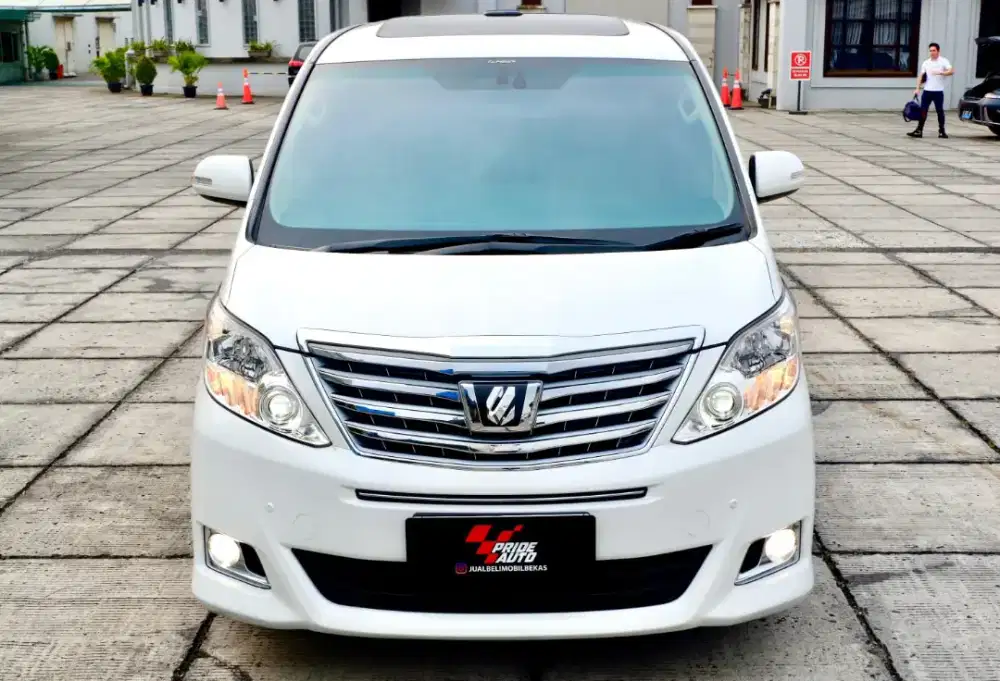 (TDP 58 JUTA) TOYOTA ALPHARD 2.4 G ATPM 2012 AT PUTIH