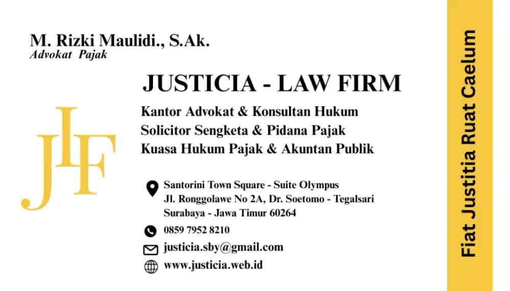 Jasa audit internal, external,konsultan pajak dan juga pengacara pajak