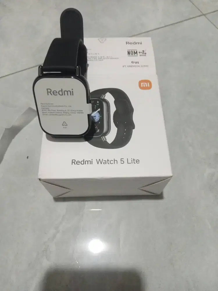 SmartWatch Redmi watch 5 Lite hitam BNIB