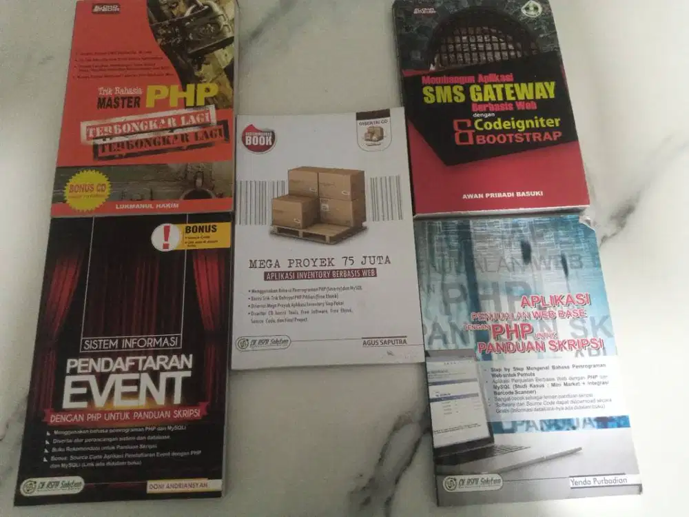 5 bh Buku pemrograman web php