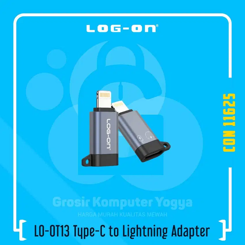 Log-On LO-OT13 27W 3A Type-C to Lightning OTG Adapter Konverter