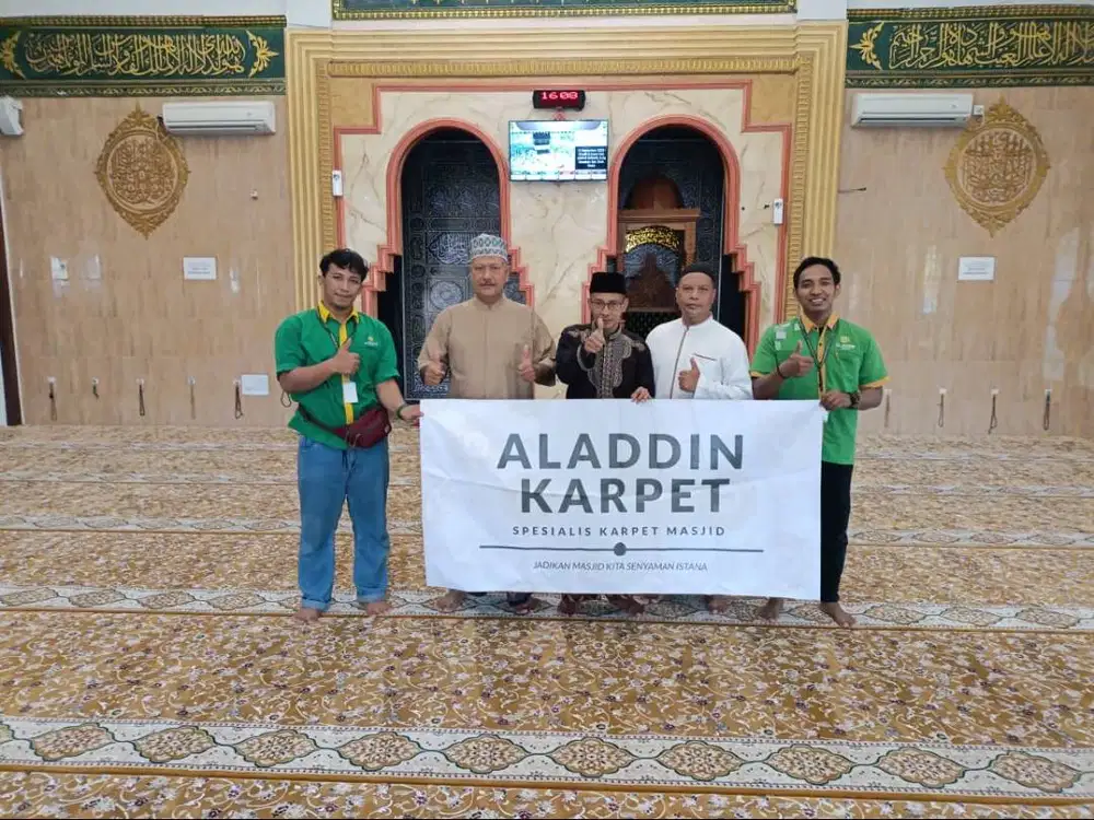 Karpet Masjid Seven Mosque 17mm – Nyaman, Tebal, dan Mewah !