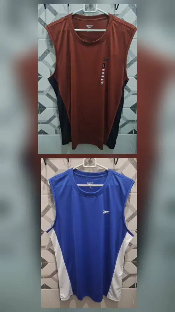 Kaos REEBOK - REE Atmo Men Sleeveless Tee (A/M) Vector Original