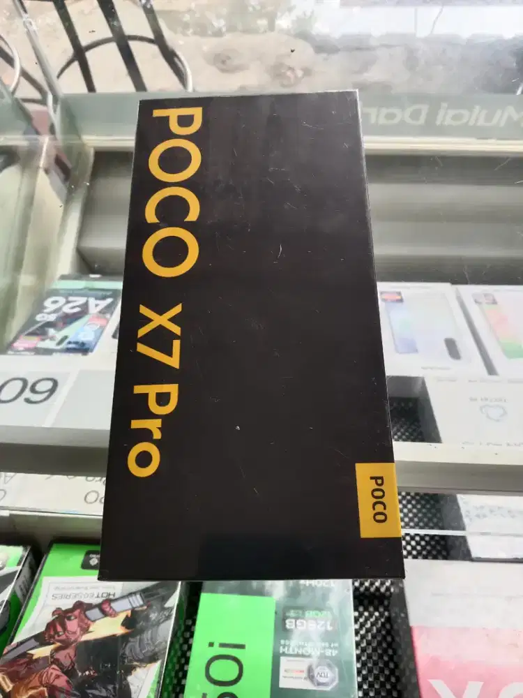 New poco X7pro ram 12/512 garansi resmi 1 tahun