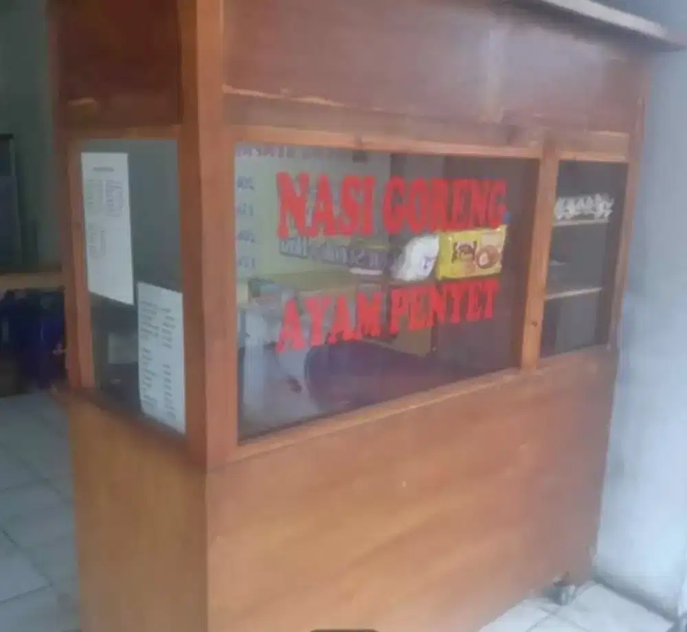 Gerobak Kayu Jati Belanda Siap Jualan