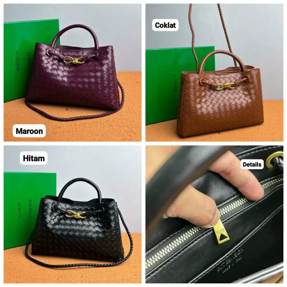 TAS Bottega BV ANDIAMO HANDBAG LARGE SIZE ready 3warna