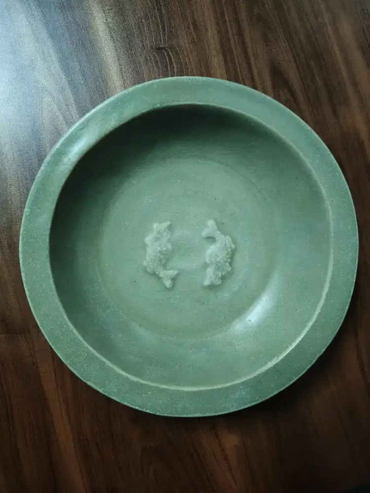 Mangkok ikan celadon antik