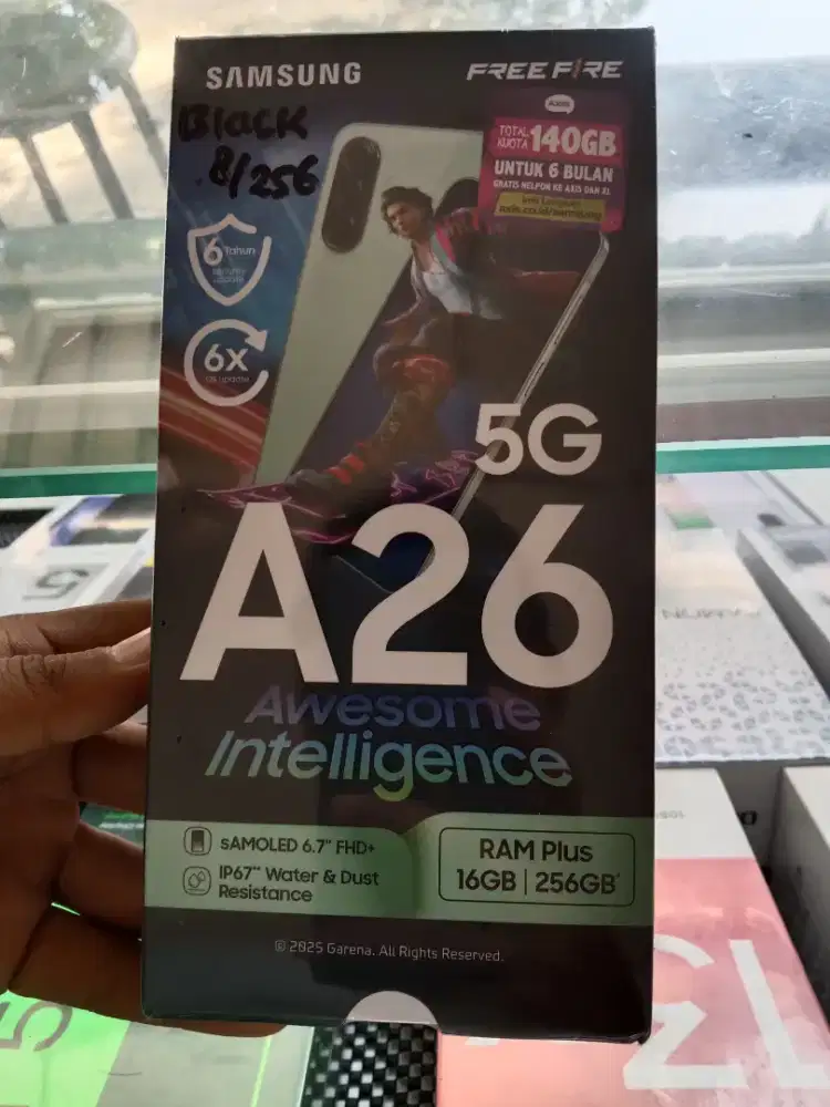New Samsung galaxy A26 5G ram 8+8/256