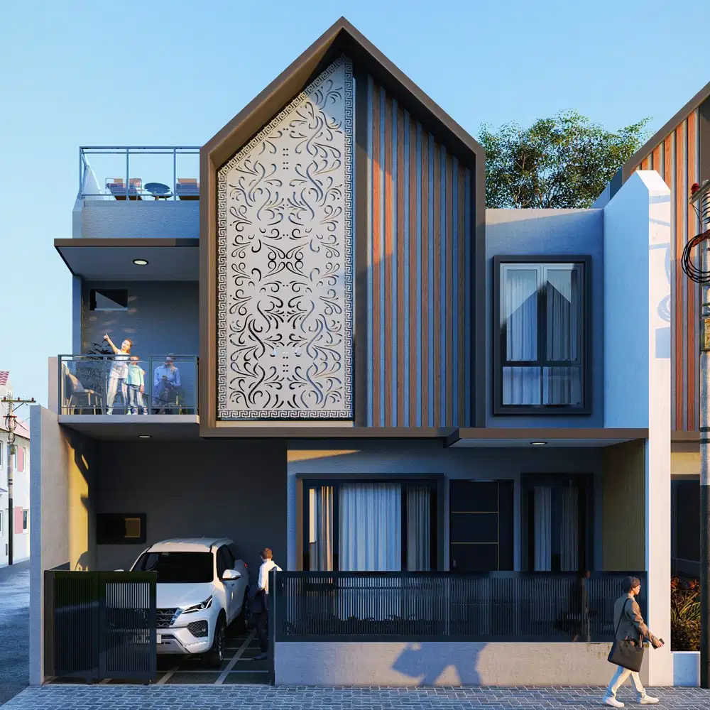 Villa kota batu dijual view pegunungan dillengkapi private pool