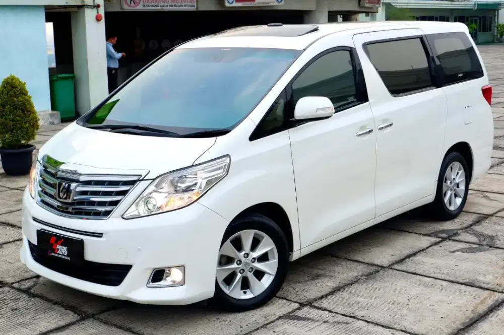 (TDP 58 JUTA)TOYOTA ALPHARD 2012 G ATPM PUTIH.