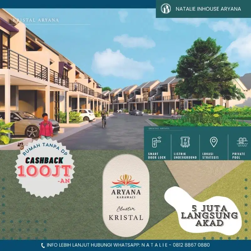 Rumah free ppn 5jt All in cicilan 6jtan