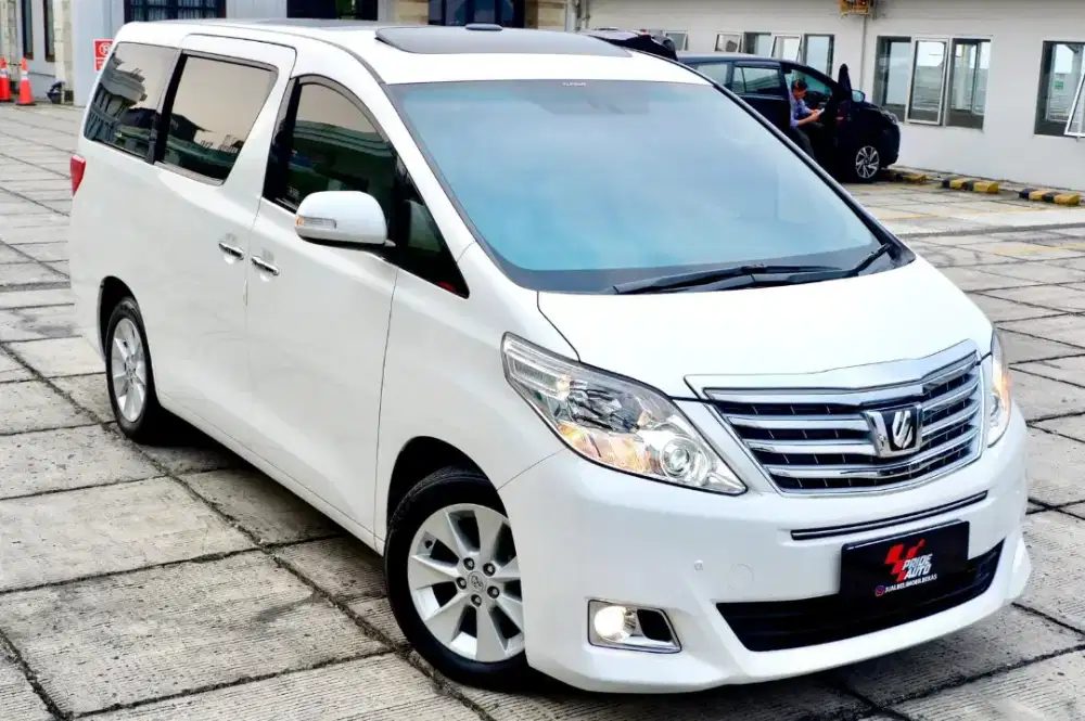 (TDP 58 JUTA) TOYOTA ALPHARD 2012 G ATPM AT PUTIH.