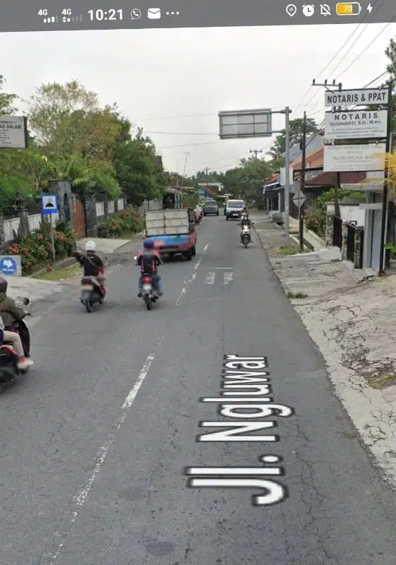 Tanah dijual 625m2 di  ngluwar dekat  jl  Magelang