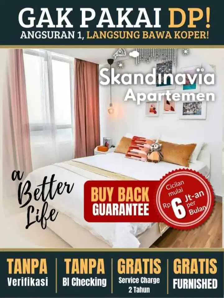 Apartemen Type Studio Full Furnished