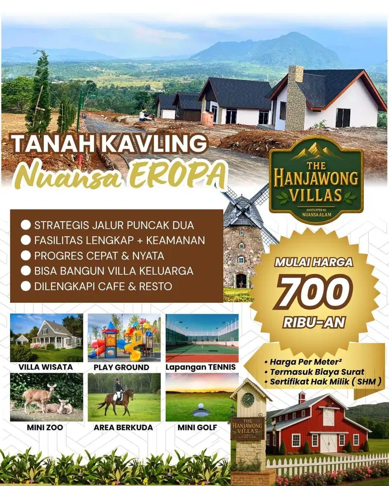 DIJUAL TANAH DIKAWASAN KAVLING EROPA VIRAL