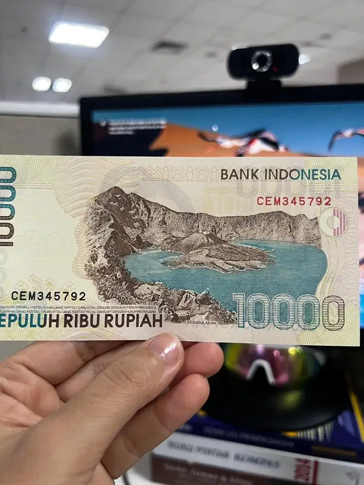 Uang 10ribu Lama Gambar Gunung Rinjani