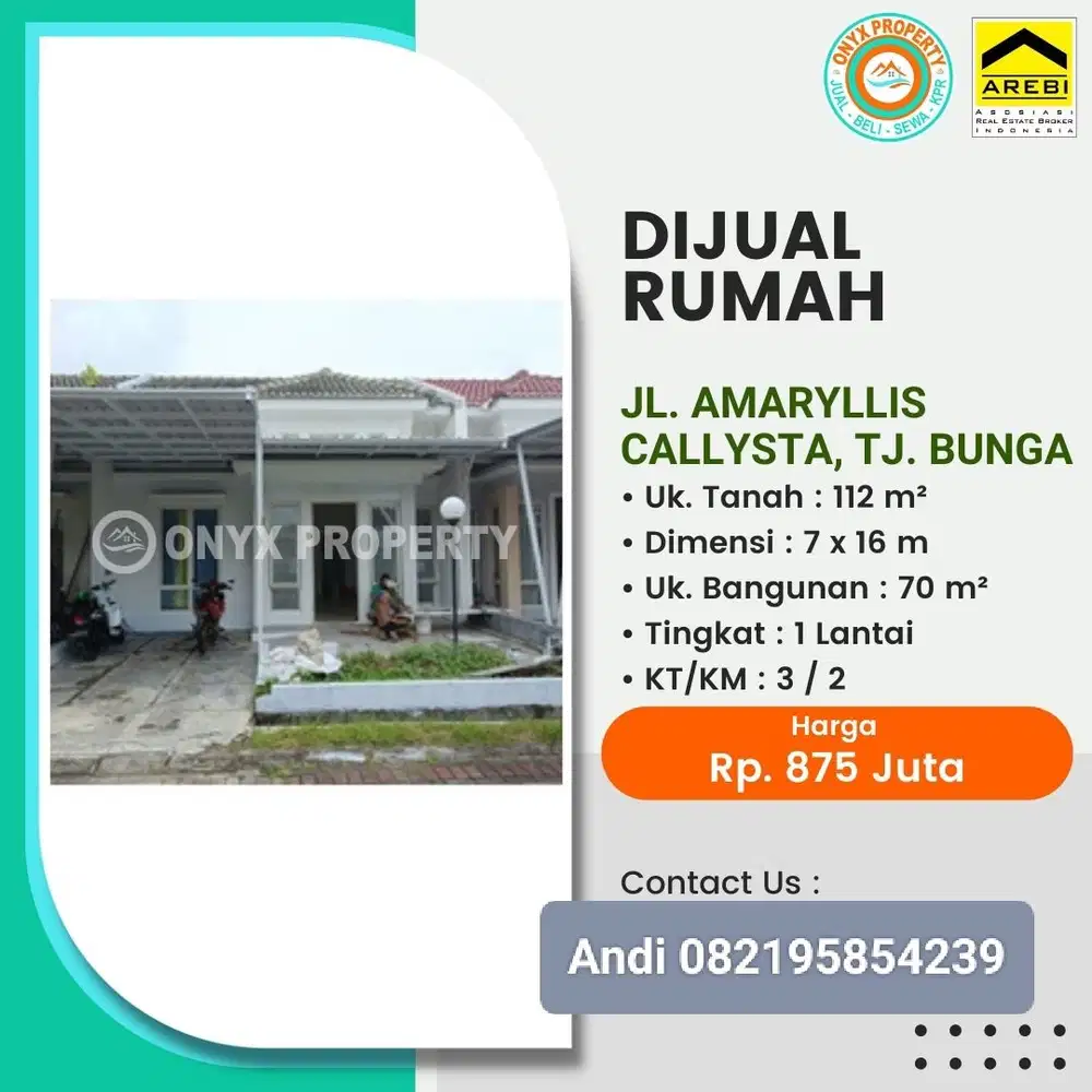 Dijual rumah murah di tanjung bunga