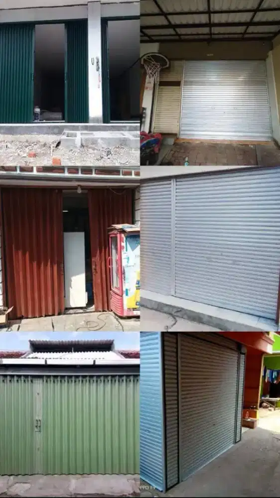 Folding gate pintu ruko/garasi mobil
