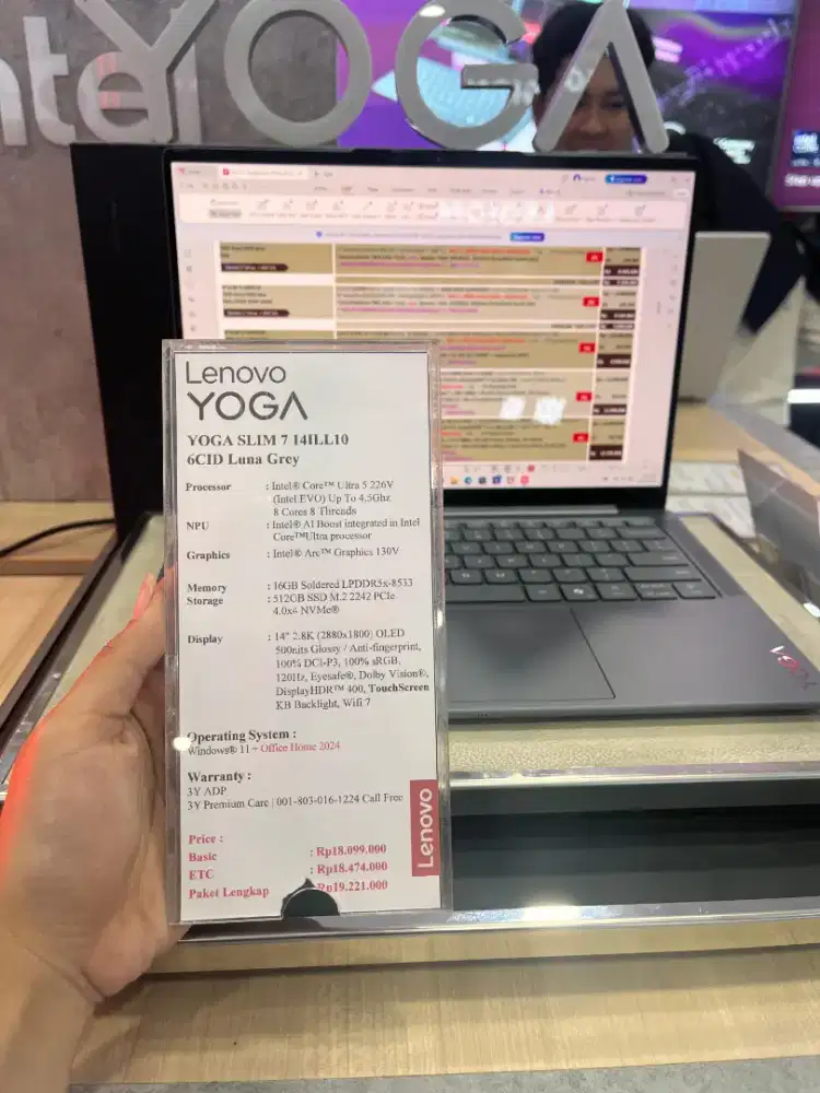 Lenovo Yoga Slim 7 Promo Kredit free DP Bunga ringan