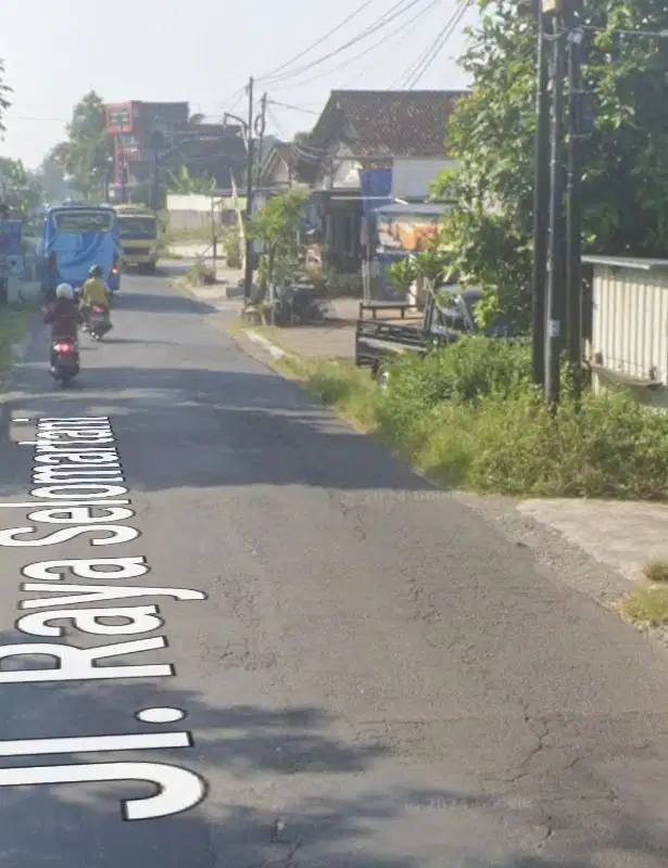 TANAH DIJUAL TEPI JL RAYA SELOMARTANI KALASAN SLEMAN