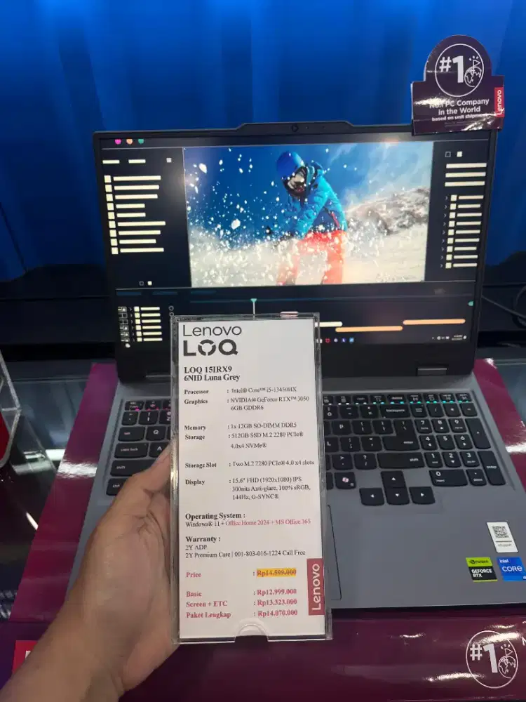 Lenovo LOQ 15IRX9 promo Kredit free DP Bunga ringan