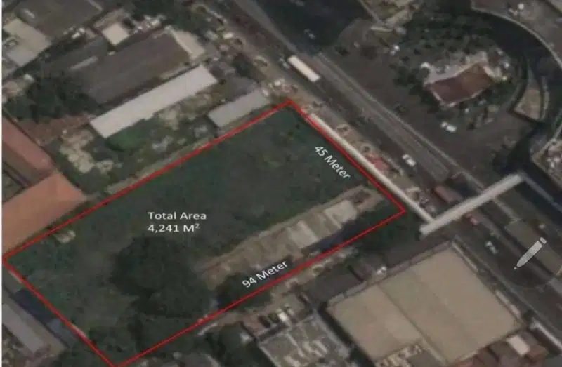 Tanah Komersil Jalan Senen Raya