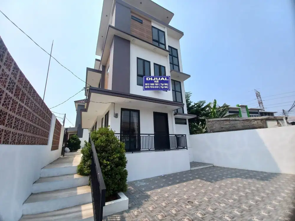 Rumah Baru 3 Lt Minimalis Modern Siap Huni Di Meruya Jakarta Barat