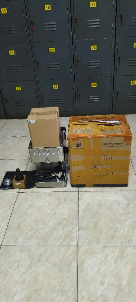 Mesin Alat Kopi Espresso Latina Primo V2 Lengkap Bonus Siap Pakai