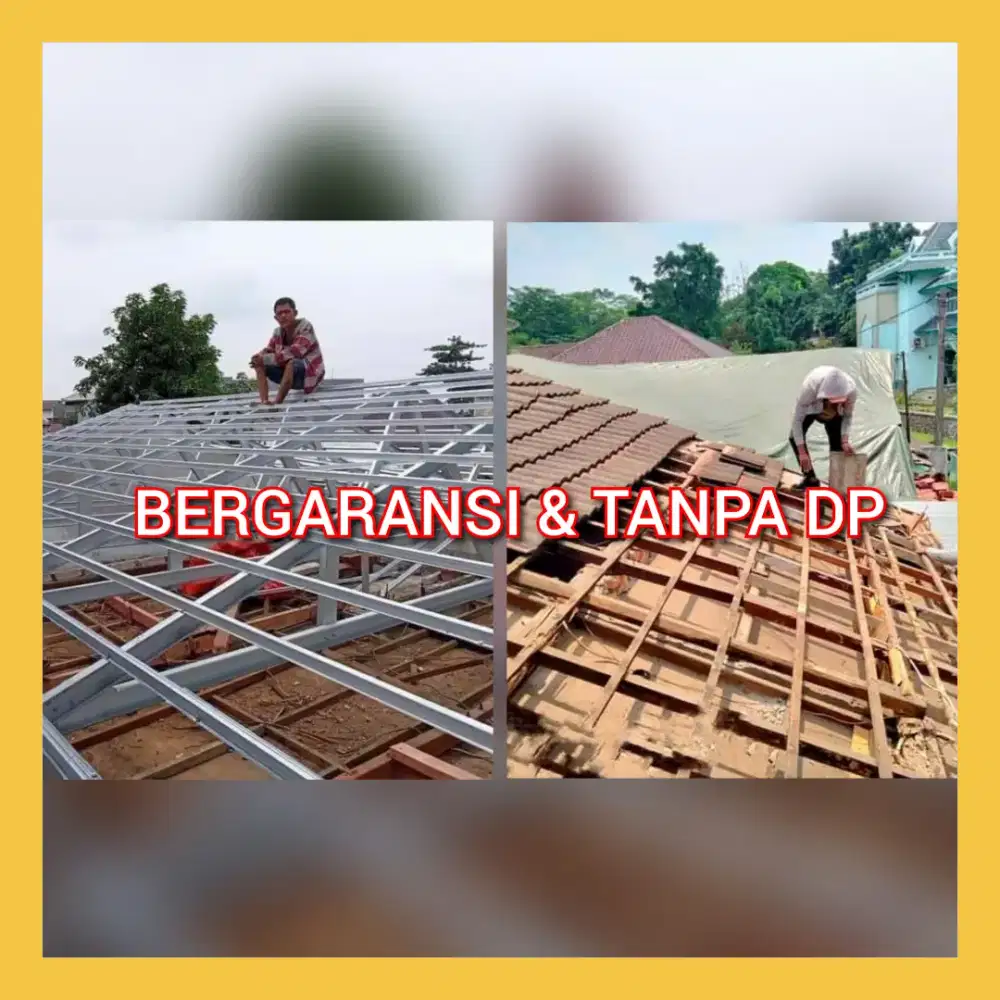 Pemasangan baja ringan dan renovasi atap
