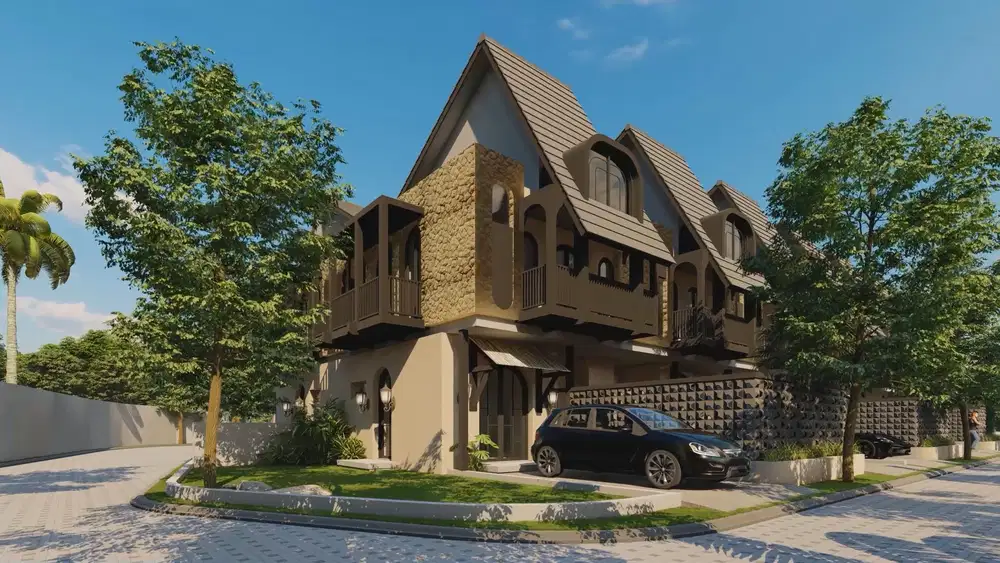 DIJUAL UNIT VILLA POSISI HOOK SIAP BANGUN LOKASI DEKAT JATIM PARK 3