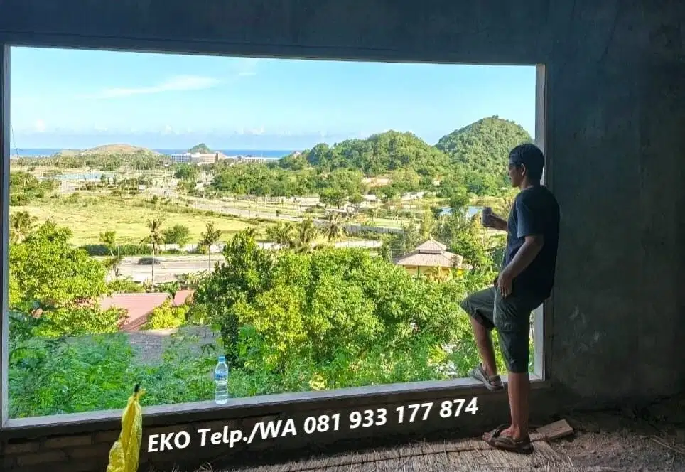 Tanah MURAH Bukit Top View Laut dan Sirkuit GP Mandalika Lombok