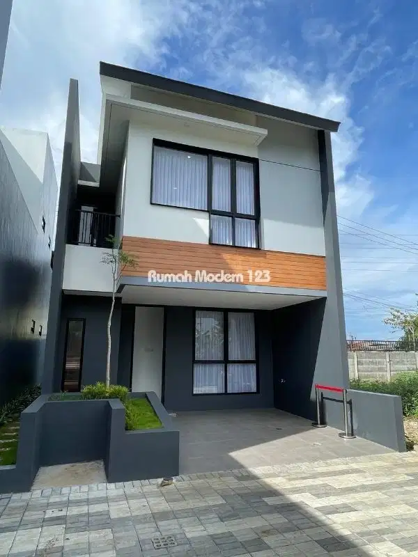 RUMAH 2 LANTAI BERKONSEP JAPANDI STYLE HOUSE DI PONDOK PETIR- PAMULANG