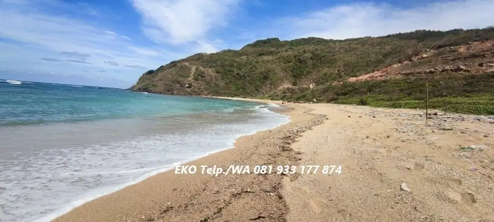 Dijual Tanah Tepi Pantai di Pantai Are Guling Lombok