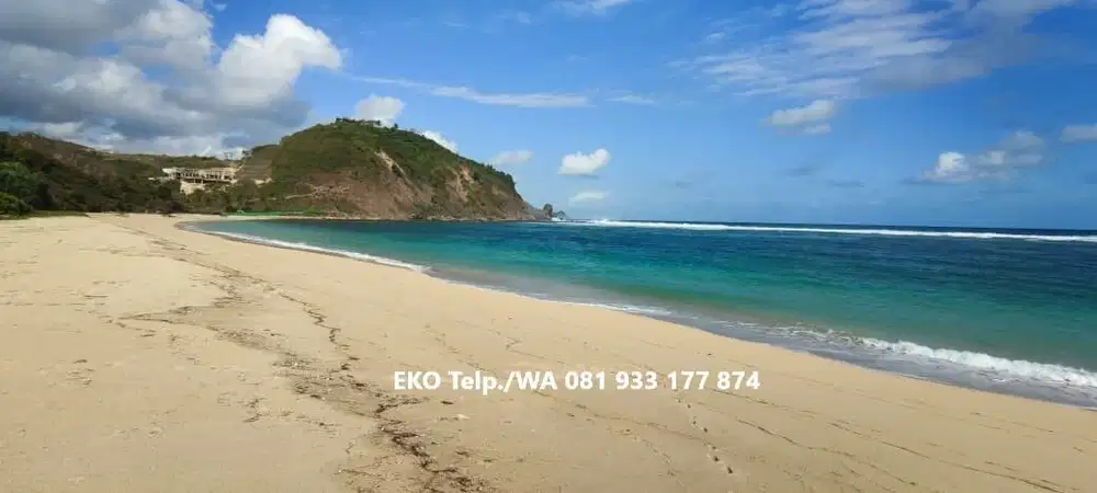 Dijual Tanah Bukit Tepi Pantai Pasir Putih di Lombok