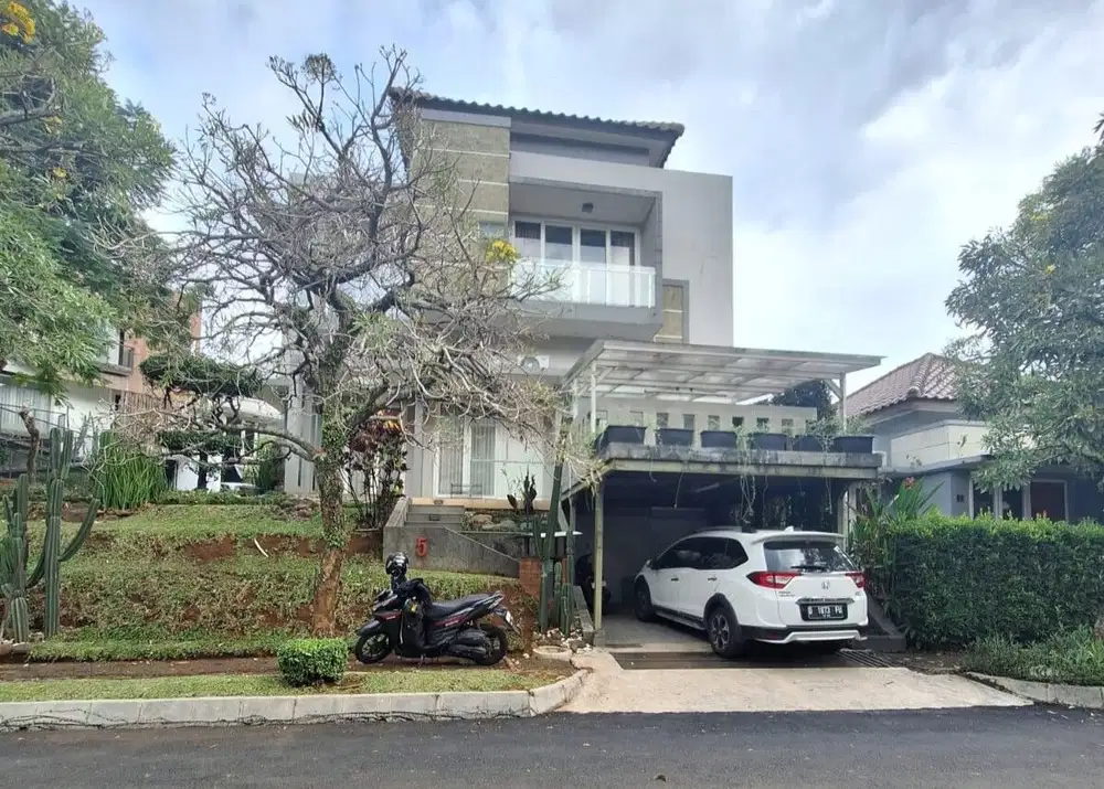 Rumah Hook Full Furnished di Cluster Cigadung