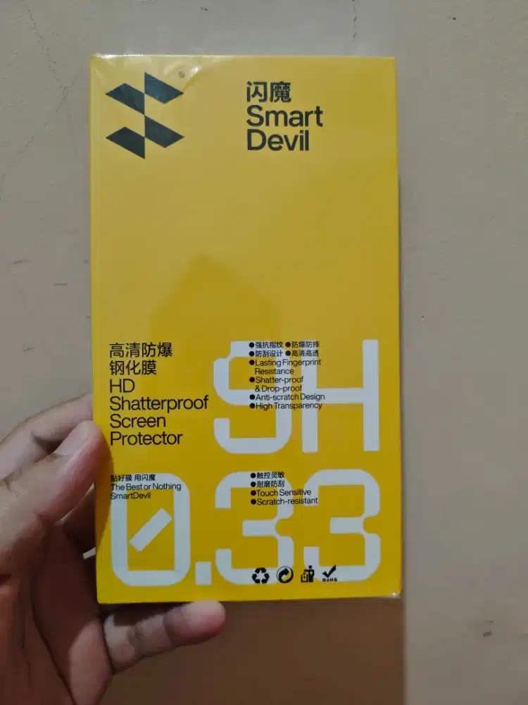 Tempered glass smart devil poco f7 reguler sisa 1