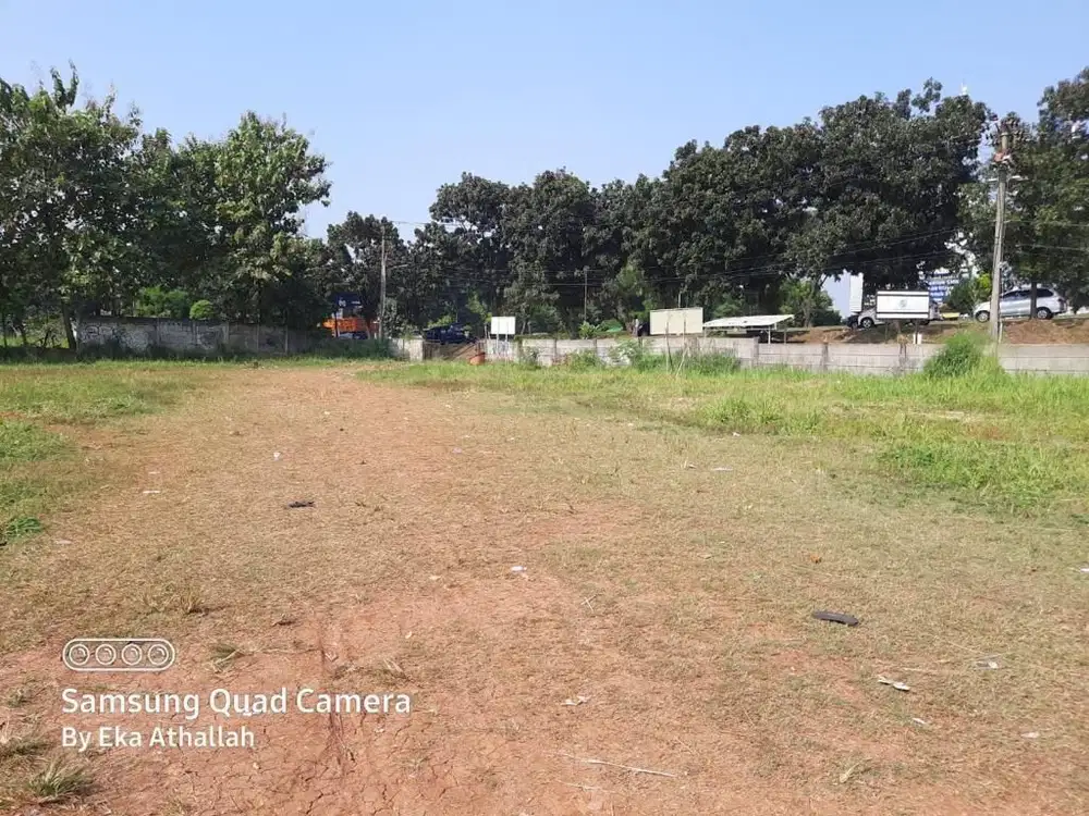 Dijual  Tanah Strategis Pinggir Jalan Rawa Buntu BSD Tangsel