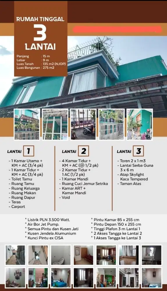 Rumah tinggal lokasi strategis