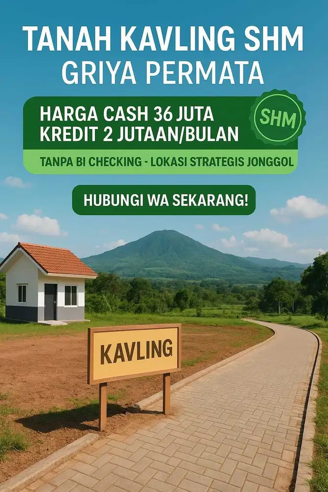 Tanah Kavling Siap Bangun Strategis Di Dekat Cileungsi