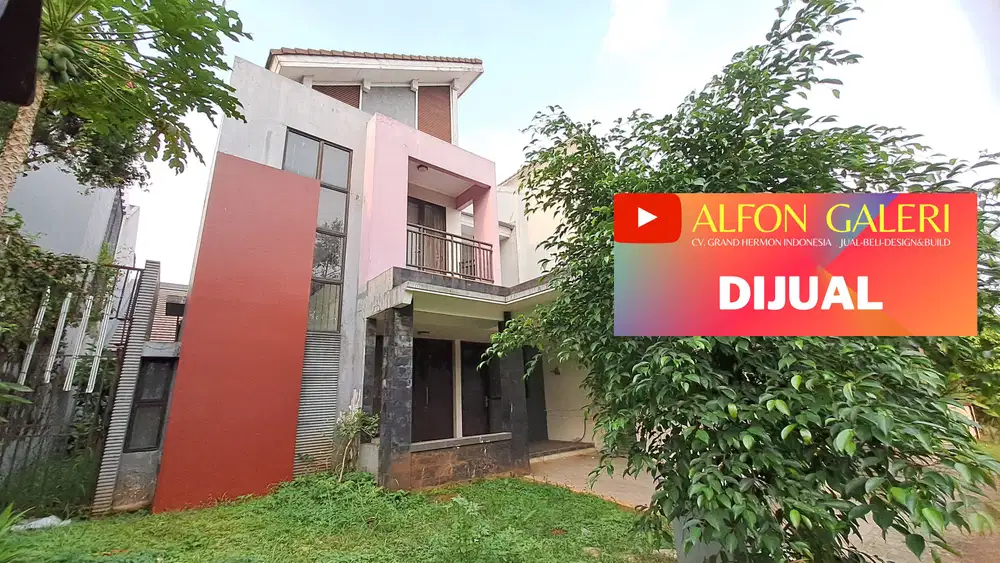 jual  rumah tanah 220 m  legenda wisata cibubur dekat tol kota wisata