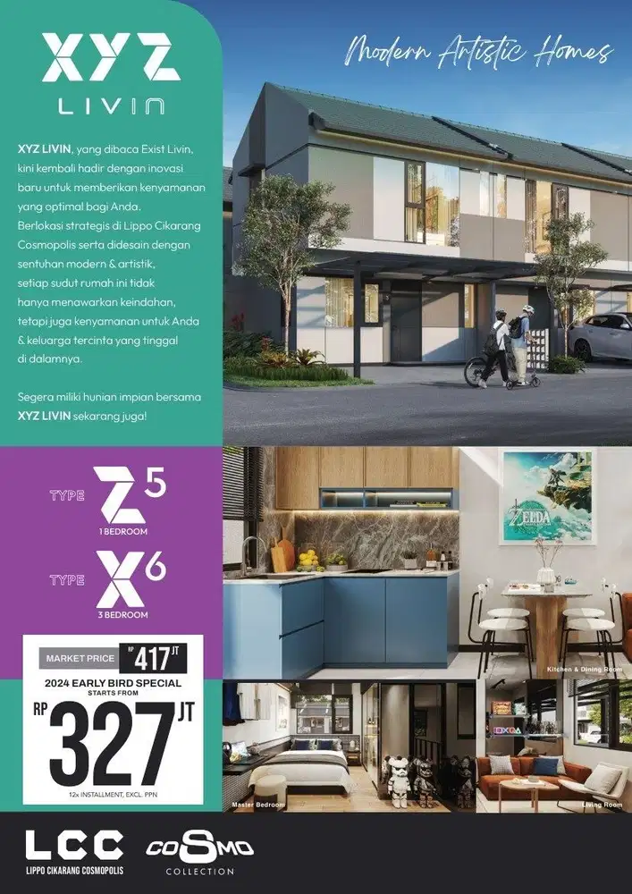 RUMAH STRATEGIS CBD CIKARANG MEIKARTA 300JTAN