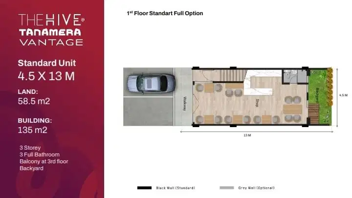 RUKO TANAMERA 3 LANTAI DI JANTUNG KOTA MANDIRI LIPPO CIKARANG