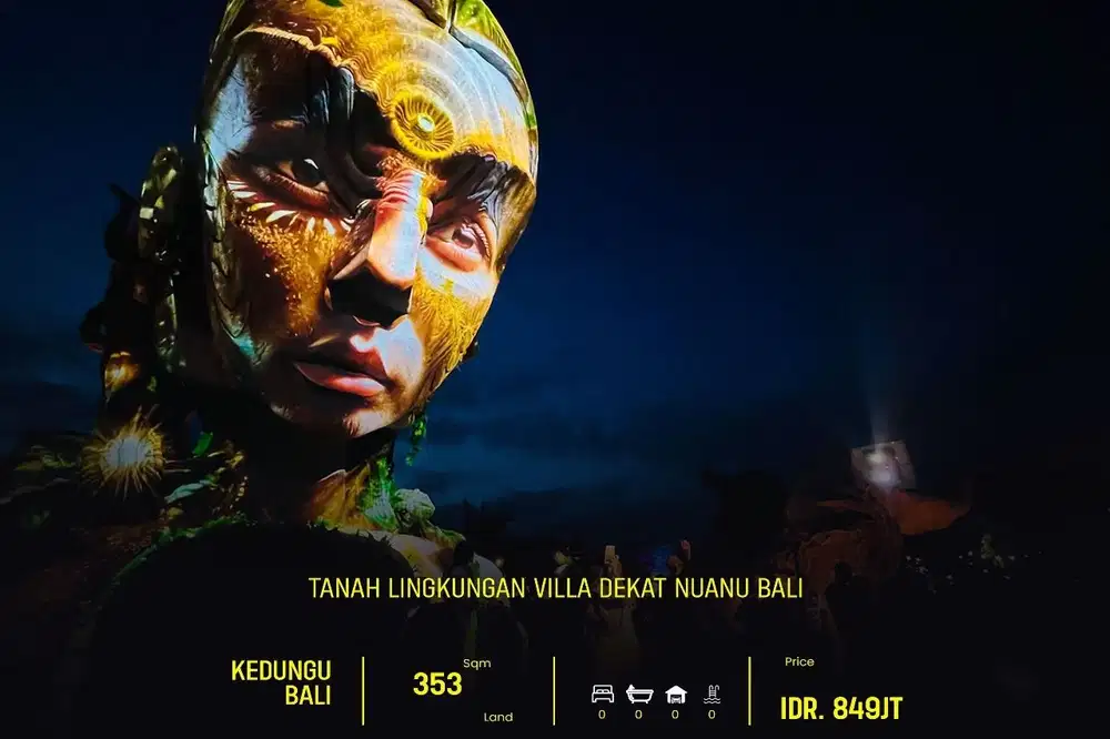 DIJUAL TANAH LINGKUNGAN VILLA DEKAT NUANU BALI