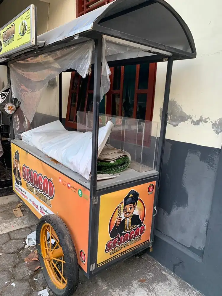 Gerobak untuk double kompor