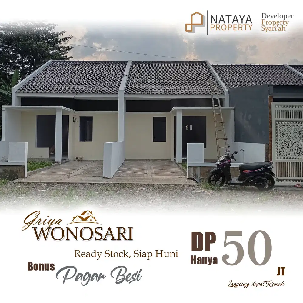 Rumah kredit inhouse lokasi Talang Wonosari Gempol