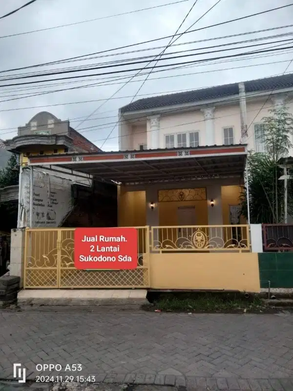 rumah 2lt murah 700jt an Raya Sukodono