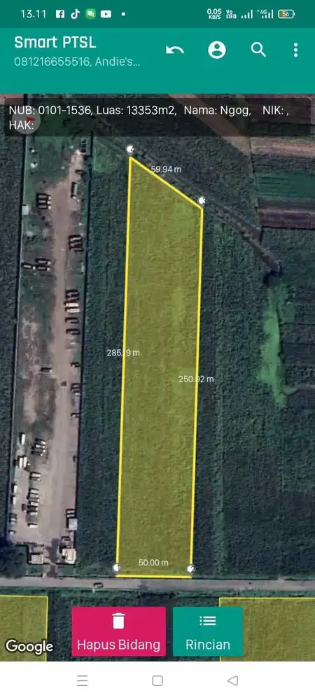 Lahan industri murah mojokerto