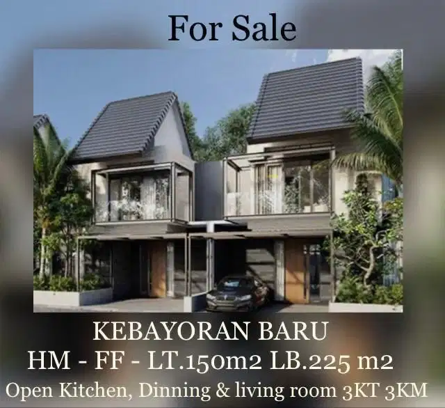 Kebayoran Baru 2 Lantai Rumah Baru